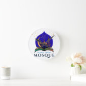 Islamic Center Mosque – Decorative Wall Clock Runde Wanduhr (Zuhause)
