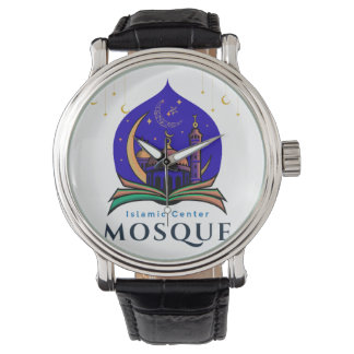Islamic Center Mosque – Elegant Wristwatch Design  Armbanduhr