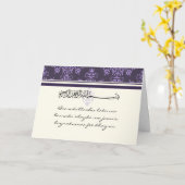 Islamic congratulations wedding damask card  dua karte (Gelbe Blume)
