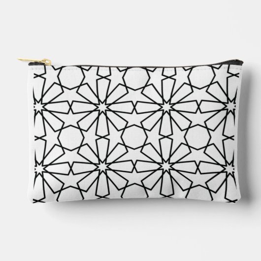 Islamic Geometric Pattern  Arabic Design   Zubehörtasche (Vorderseite)