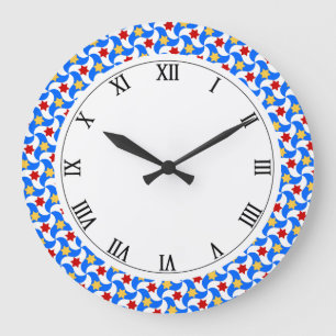 Islamic geometric pattern Wall Clock Große Wanduhr