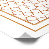 Islamic Geometric Wall Art Poster (Ecke)