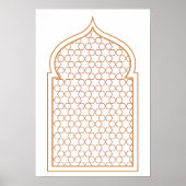 Islamic Geometric Wall Art Poster (Vorne)