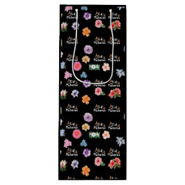 Islamic Gift Bags | Eid Mubarak Floral Design Geschenktüte Für Weinflaschen