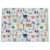 Islamic Gift Bags | Eid Mubarak Muslim Boy Present Große Geschenktüte (Vorderseite)