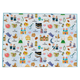 Islamic Gift Bags | Eid Mubarak Muslim Boy Present Große Geschenktüte