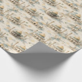 Islamic Gift Wrap Watercolor Eid Ramadan Hajj Geschenkpapier (Ecke)