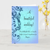 Islamic Gratulations wedding card with dua Karte (Gelbe Blume)
