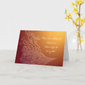 Islamic Gratulations wedding card with dua Karte (Gelbe Blume)