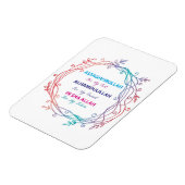 Islamic Inspirational quote Muslim Fridge Magnet (Linke Seite)