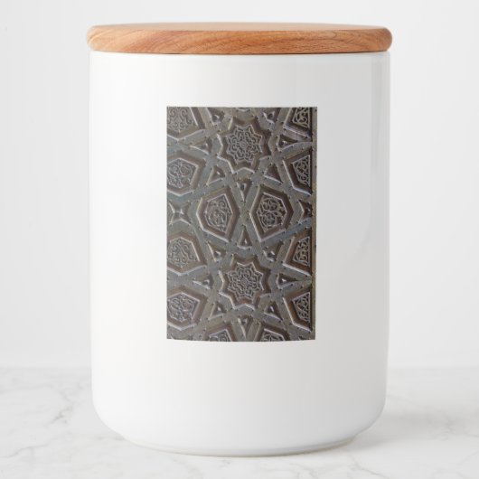 Islamic Pattern Lebensmitteletikett (Vorderseite)