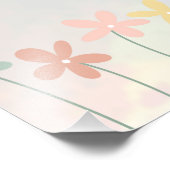 Islamic Quran verse Print, Wildflower Arabic  Fotodruck (Ecke)
