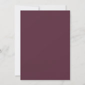 Islamic Red Maroon Mihrab Arabesque Wedding Einladung (Rückseite)