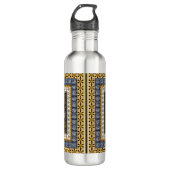 Islamic Wall Art Allah Names Calligraphy Geometric Edelstahlflasche (Vorderseite)