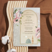 Islamic Wedding Invitation Pink Acrylic Invitation Acryleinladungen