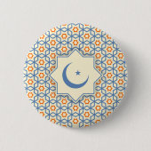 islamisch-geometrische Dekorationsmuster abs Button (Vorderseite)