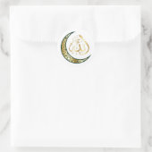 islamisch runder aufkleber (Tasche)