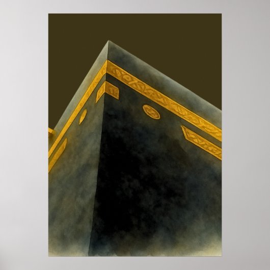 Islamische abstrakte Mekka Poster (Vorne)