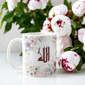 Islamische Aquarellblume Arabische Kalligrafie All Kaffeetasse