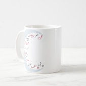 Islamische Arabische Monate Kaffeetasse (Vorderseite Links)