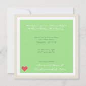 Islamische Babynaqiqah Ankündigung Einladung Zwill (Rückseite)