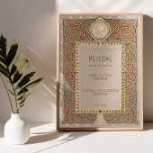 Islamische Begrüßung des Nouveau Foliendrucke