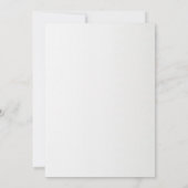 Islamische Blume Elegance Dankeskarte (Rückseite)