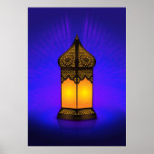 Islamische Bodenlampe Poster (Vorne)