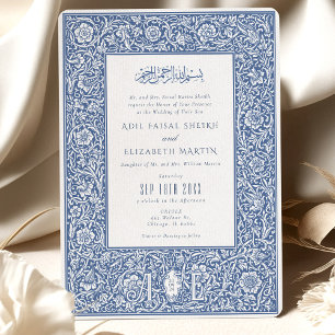 Islamische Eleganz: William Morris inspirierte Hoc Einladung
