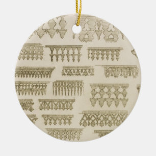 Islamische Entwürfe für Gesims, Balkon und Keramikornament