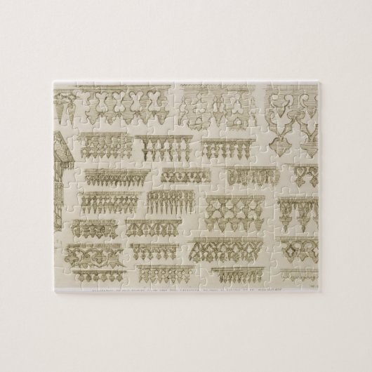 Islamische Entwürfe für Gesims, Balkon und Puzzle (Horizontal)