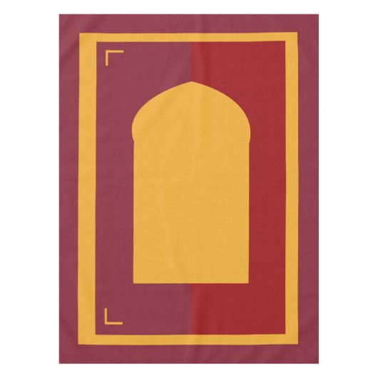 Islamische Gebetsmasse Tischdecke (Vorderseite)