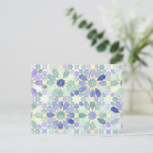 Islamische Geometriepostkarte "der süßen Ruhe" Postkarte (Stehend Vorderseite)