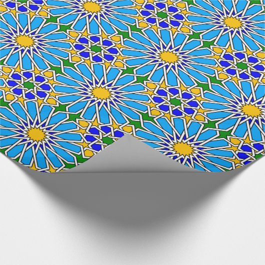 Islamische geometrische Muster Geschenkpapier (Ecke)