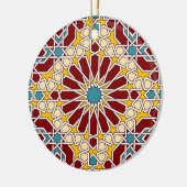 Islamische geometrische Musterverzierung Keramik Ornament (Links)