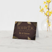 Islamische Glückwünsche Hochzeit Mabrook Karte (Gelbe Blume)