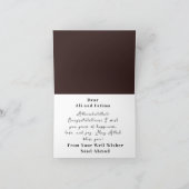 Islamische Glückwünsche Hochzeit Mabrook Karte (Innenseite)