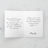 Islamische Glückwünsche Hochzeit Silhouette dua Karte (Innenseite)