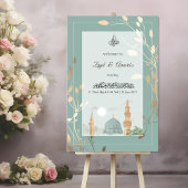 Islamische Hochzeit Acryl-Schild | Salbeigrün & Go Acrylschild