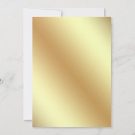 Islamische Hochzeit an der grünen und goldenen Gre Einladung (Rückseite)