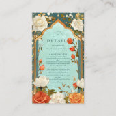 Islamische Hochzeit Begleitkarte (Vorderseite)