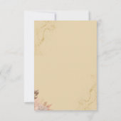 Islamische Hochzeit Dankeskarte (Rückseite)