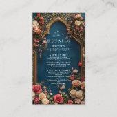 Islamische Hochzeit der Marine Begleitkarte (Vorderseite)