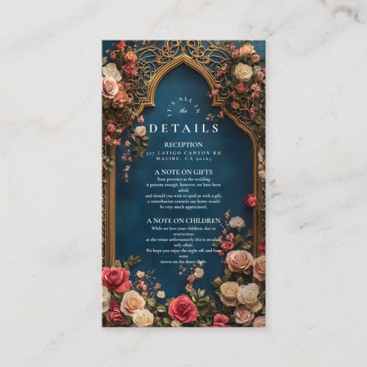 Islamische Hochzeit der Marine Begleitkarte (Vorderseite)