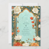 Islamische Hochzeit Einladung (Vorderseite)