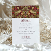 Islamische Hochzeit mit Roter Strawberry-Dieb Einladung