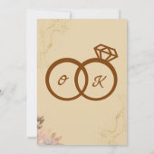 Islamische Hochzeit Save The Date (Rückseite)