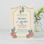 Islamische Hochzeitseinladungen Kunst Einladung (Stehend Vorderseite)