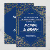 Islamische Hochzeitseinladungen Kunst Einladung (Vorne/Hinten)