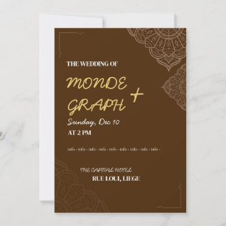 Islamische Hochzeitseinladungen Kunst Einladung